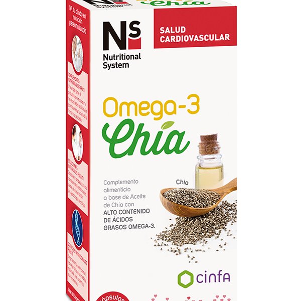 NS OMEGA 3 CHÍA 60 CÁPSULAS