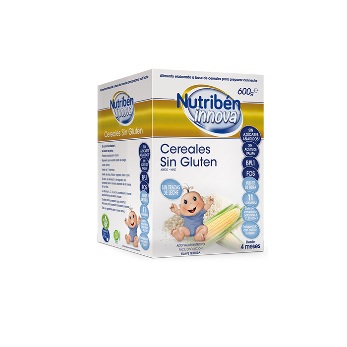 NUTRIBEN INNOVA CEREALES SIN GLUTEN 600 G